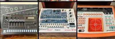 Roland SH-32, D2, TR-6S Synthesizer Drum Machine Groovebox
