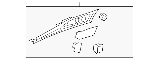 Genuine Ford Insert Panel DS7Z-54239A01-BB