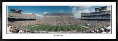 Vintage Penn State Nittany Lions Beaver Stadium 30 Yard Line Panoramic Print