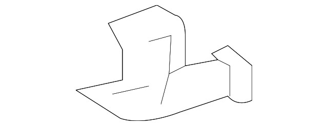 Genuine Ford Bumper Bracket 9E5Z-17A750-A