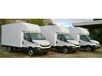 LAST MINUTE MAN WITH VAN HOUSE REMOVALS MOVERS MOVING SERVICE DELIVERY LUTON TRUCK HIRE SOFA BED ANY