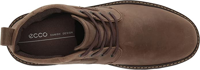 Pre-owned Ecco Men's Turn Gtx Gore-tex Lace-up Chukka Boot - Brown Leather - 45 Us 11-11.5