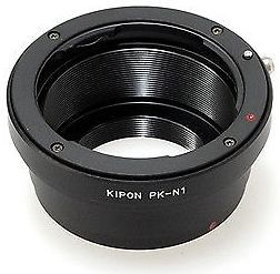 Objektivadapter Pentax PK An Sony Alpha + Korrektur Linse ZB A55