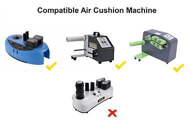 4 Pk 984' x16" Air Pillow Film Cushion Machine Small Bubble Package Padding Roll