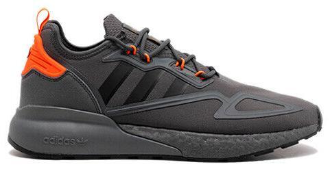 Size 10.5 - adidas ZX 2K Boost Grey Solar Red for sale Size 10.5 - adidas ZX 2K Boost Grey Solar Red for sale