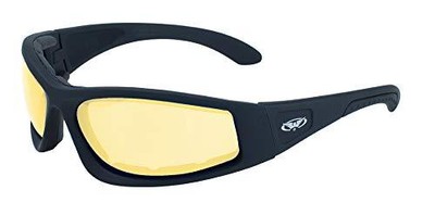 Global Vision Eyewear 24 Triumphant Series Safety Glasses with Black Frames and