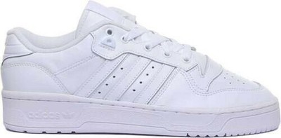 Adidas Rivalry Niedrig Herren Leder Turnschuhe Weiß Größe UK 6 12