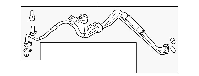 Genuine Ford Evaporator Tube Bracket AA5Z-19835-K