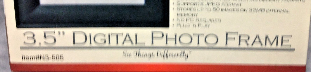NEXTAR DIGITAL Photo FRAME 3.5 inch with a/c Adapter USB Cable NIB Free Shipping