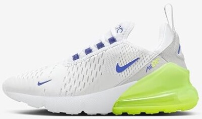 Кроссовки для больших детей Nike Air Max 270 BG White/Astronomy Blue-Volt (HJ9237 100)