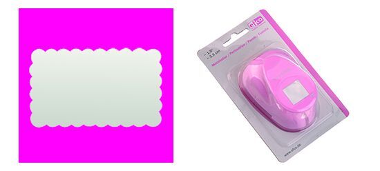 efco Stanzer M Rechteck gezahnt ~ 2,2 x 1,4 cm