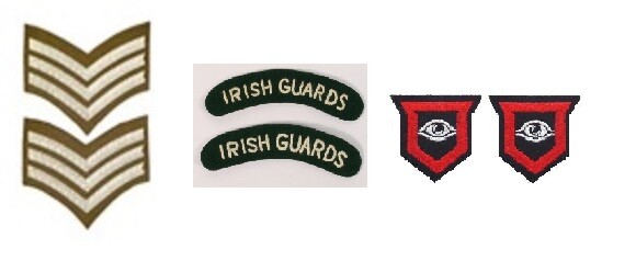 1/6 Maßstab WW2 Britisch Irisch Schutz Flecken Menge