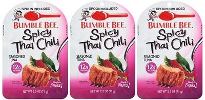 Bumble Bee Spicy Thai Chili Seasoned Tuna 3 Pack