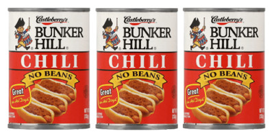 Castleberry's Bunker Hill Chili No Beans 3 Pack