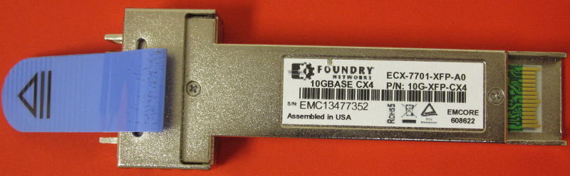 Brocade Foundry 10g-xfp-cx4 Ecx-7701-xfp-a0 10gbase-cx4 Xfp 50xavailable