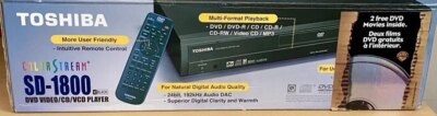 TOSHIBA SD-1800 DVD Video/CD/VCD Player in Original Box