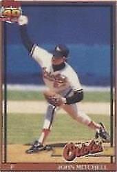 1991 Topps Micro - John Mitchell #708