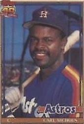 1991 Topps Micro - Carl Nichols #119
