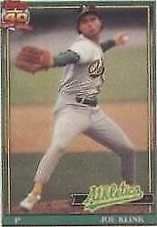 1991 Topps Micro - Joe Klink #553
