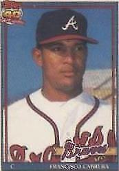 1991 Topps Micro - Francisco Cabrera #693
