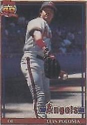 Topps Micro 1991 - Luis Polonia #107