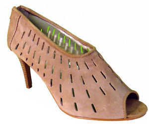 Tacones de gamuza geométricos para mujer