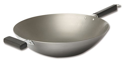 Joyce Chen J22-0060 Flat Bottom Wok, Standard, Metal