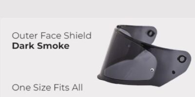 LS2 Tinted and Photochromatic Outer Faceshields for LS2 Motorcycle Helmets