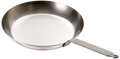 Matfer Bourgeat Black Steel Fry Pan, 11 7/8