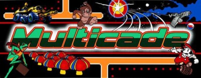 MAME Multicade Arcade Marquee 26 x8  Or Custom Size High Quality Translite