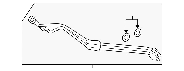Genuine Ford Water Pipe DS7Z-8K153-D