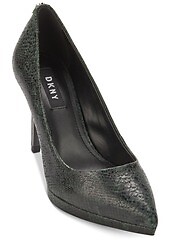 

Женские зеленые кожаные туфли-лодочки DKNY со змеиной кожей 0,5 дюйма на платформе Lexi Stiletto, Зеленый, K3922482