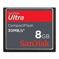SanDisk Ultra 8GB Compact Flash Memory Card 50MB/s (SDCFHS