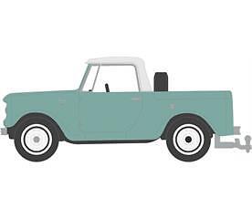 Greenlight 1:64 Scale Harvester Scout Half Cab Pick Up 1965 Aspen Green