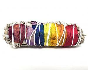 White Sage Incense 7 Chakra 3 Pieces Smudging Cleansing 4'' To 5 '' Free Shipping