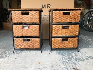 Pair Of M S Rattan Storage Drawers In York North Yorkshire
