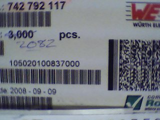 WURTH  742792117 Qty of 485 per Lot FERRIT SMD