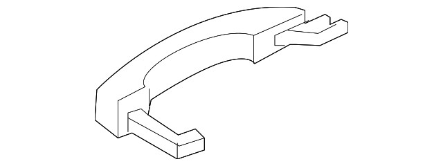 Genuine Ford Handle Outside BM5Z-5422404-BAPTM