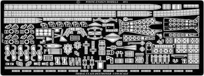 WEM PE35169 1/350 HMS Tribal Class Destroyer Detail Up Parts for Trumpeter