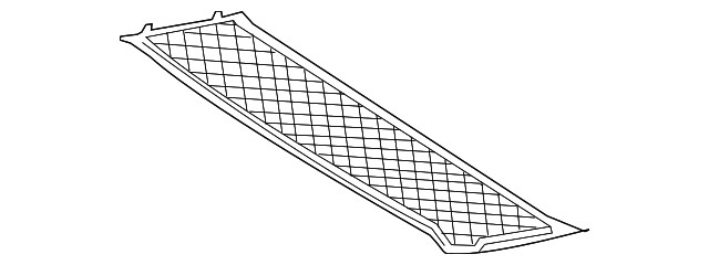 Genuine Ford Front Bumper Trim Molding CJ5Z-8419-AA