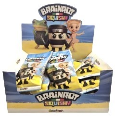 SCATOLA BOX DA 18 BUSTINE BRAINROT SQUISHY SBABAM