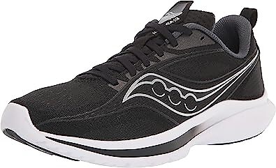 

Женские кроссовки Saucony Kinvara 13, черный/серебристый, ширина 9 D США, Black/silver