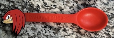 x1 Sonic the Hedgehog x Bahama Buck's Knuckles Limited Collector Spoon Promo New