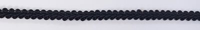 5 Yds. Wrights Shiny Black 5/16'' Fancy Gimp Braid wb-10b
