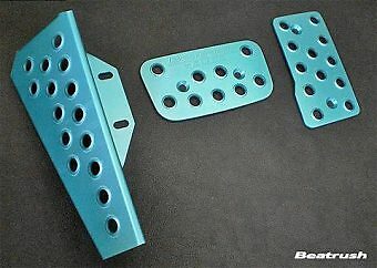 LAILE BEATRUSH FOOT PEDAL SET BLACK For SUBARU LEGACY BH5 S46102PS-AK