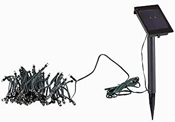 LG Sourcing LS001-W100E2-AA-PK1 45-ft 100-Light White LED Solar Bulbs String