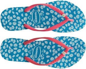 Женские сандалии и шлепанцы Havaianas с цветочным рисунком