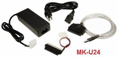 USB 2.0 to IDE 2.5''/3.5''/ 5.25'' Adapter Cable, MK-U24