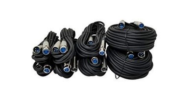 Your Cable Store Xlr Mic Cable Kit Two 10 Foot Two 15 Foot Two 25 Foot And Two 5