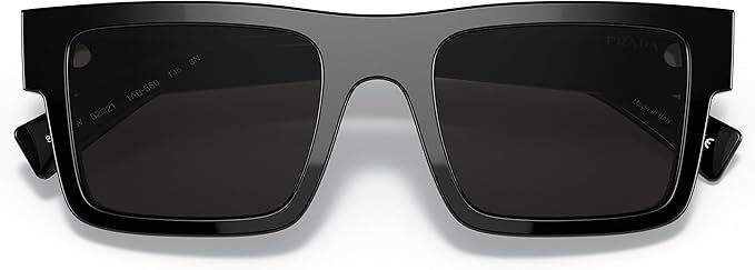 Pre-owned Prada Brand  Sunglasses Pr 19ws 1ab5s0 Black Gray Man